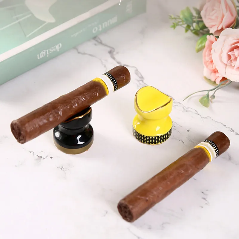 Керамический держатель для сигар подставка пепельница Карманный мини-подставка