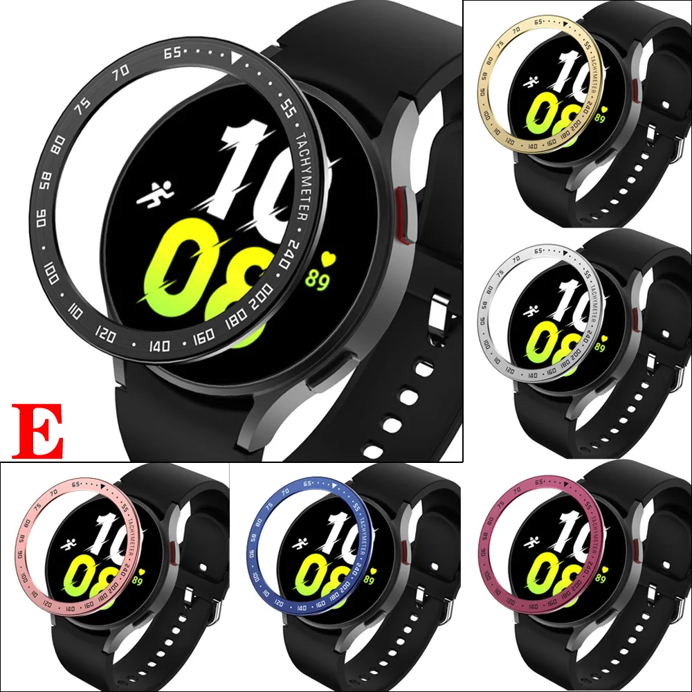 

Metal Rings For Samsung galaxy watch 5 40mm 44mm Stainless Steel Bezel Watch5 pro Protection Watch Case Bumper Ring #A