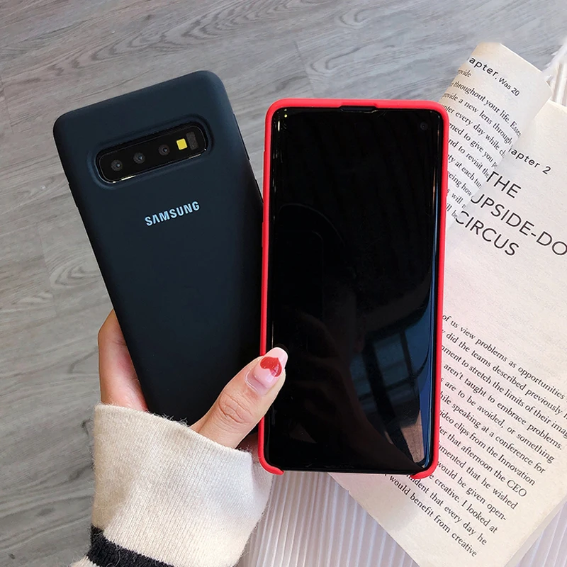 Для Samsung Galaxy S10 S9 S8 Plus чехол Жидкий силиконовый для телефона Note 9 8 S10+ S8+ S9+ S10e s9