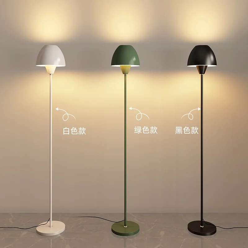 

Scandinavian Minimalist Warm Led Floor Lamps Living Room Sofa Side Study Standing Lamp Bedroom Bedside Light Ambient Lights