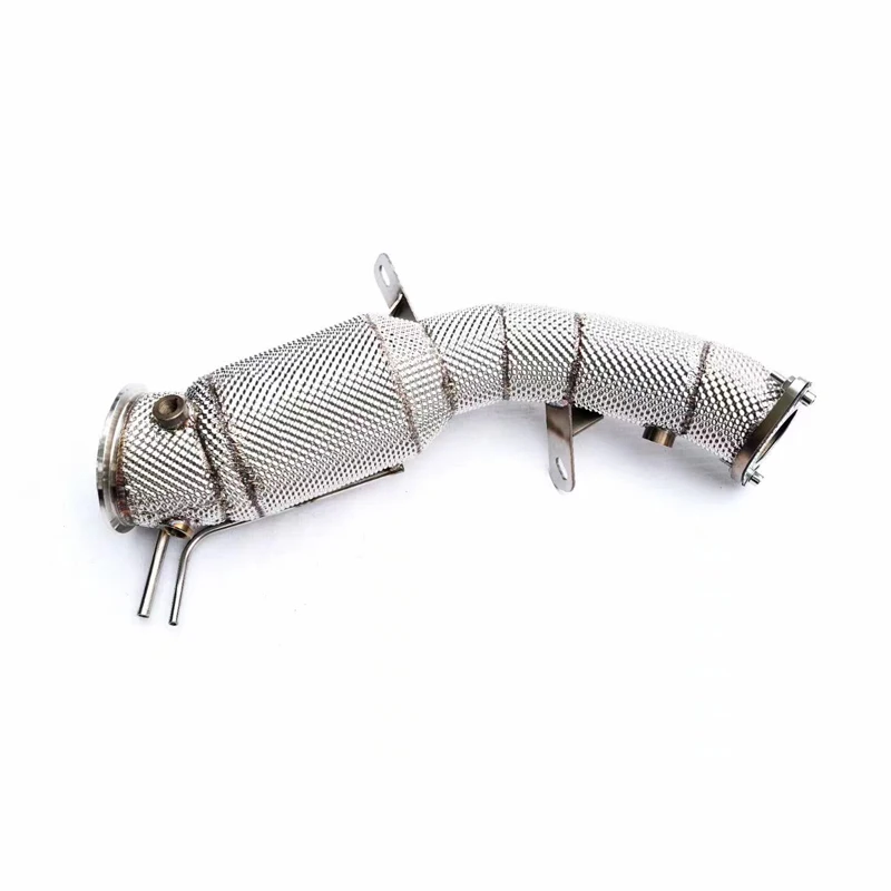 

Exhaust Downpipe For Cadillac CT4 CT5 XT4 XT5 2.0T 2019-2023 Stainless Steel High flow catted downpipe with catalyst