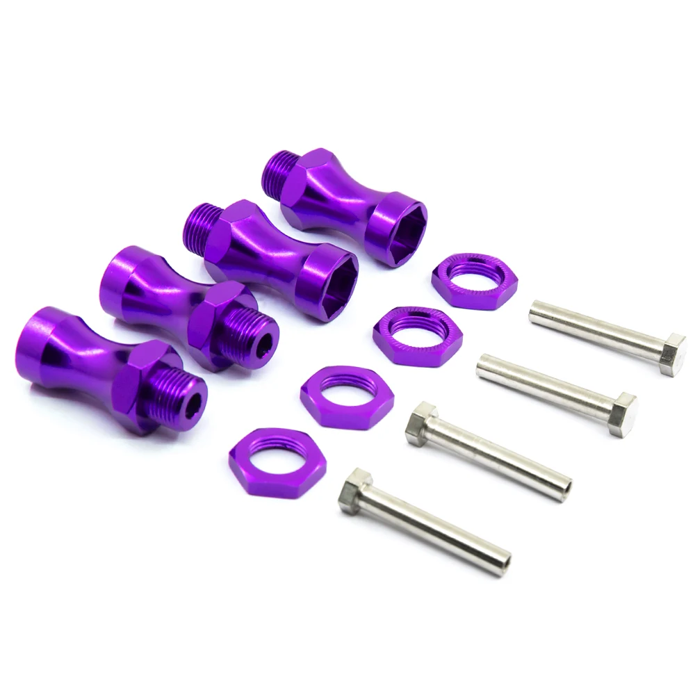 

4 шт., шестигранные удлиненные переходники для колес, 12-17 мм