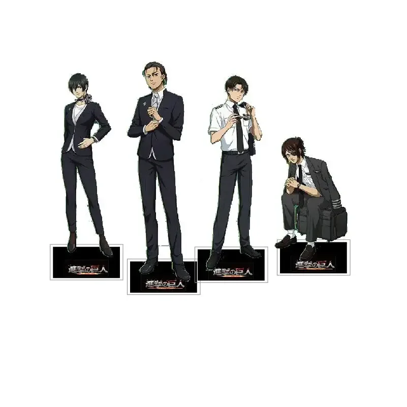 Аниме Hanji Zoe Levi Ackerman Mikasa Eren Yeager DIY акриловая подставка мультяшный Стиль Реквизит