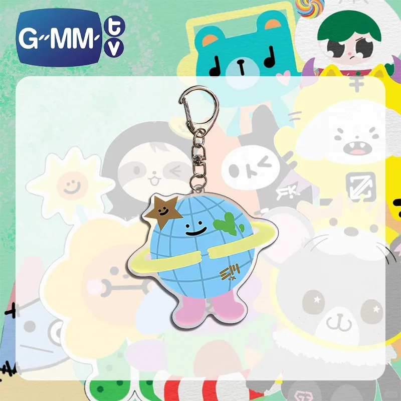 Фото Kawaii GMMTV CP PondPhuwin Forcebook EarthMix акриловые брелки JimmySea KristSingto OffGun TayNew мультяшный брелок для ключей сумка Декор для ключей №5
