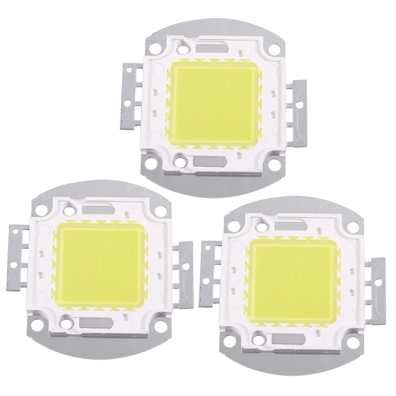 

3X LED Chip 100W 7500LM White Light Bulb Lamp Spotlight High Power Integrated DIY