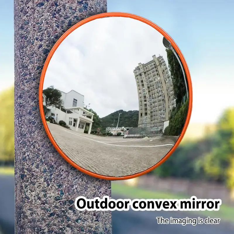 

Security Mirror Blind Spot Wide Angle View Mirror Office And Traffic Security Backup Mirror with Clear View Convex Mirror