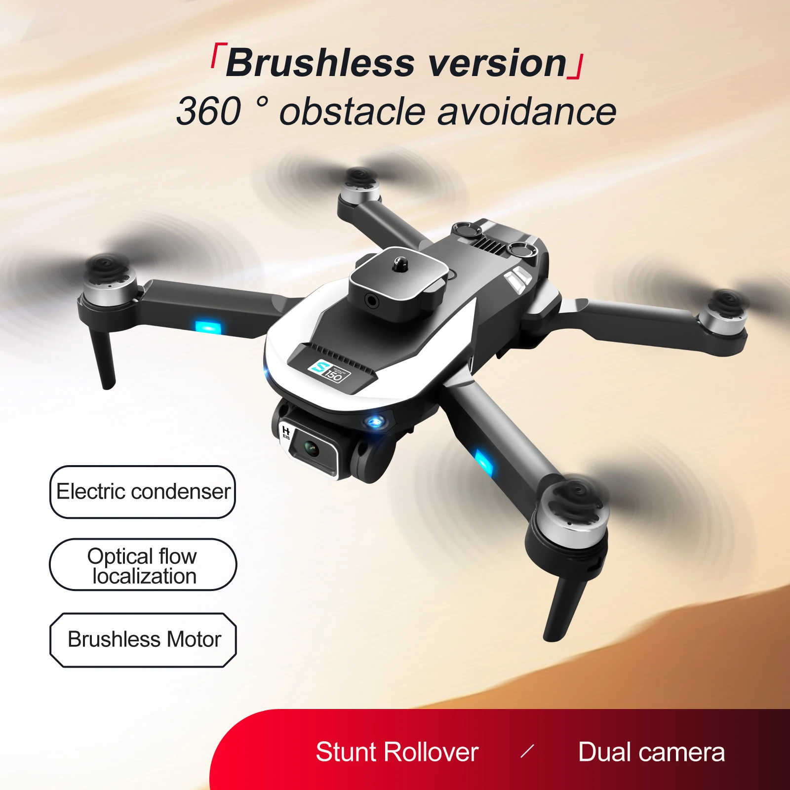 

Квадрокоптер S150 профессиональный, 2,4 ГГц, Wi-Fi, FPV, 8K HD