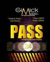 pass gimmickonline instructions by mickael chatelainillusionscard magic tricksclose upmentalismstreet magicfunmagician