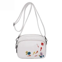 simple national style embroidery ladies shoulder bags luxury designer design messenger bag fashion elegant lady retro handbag