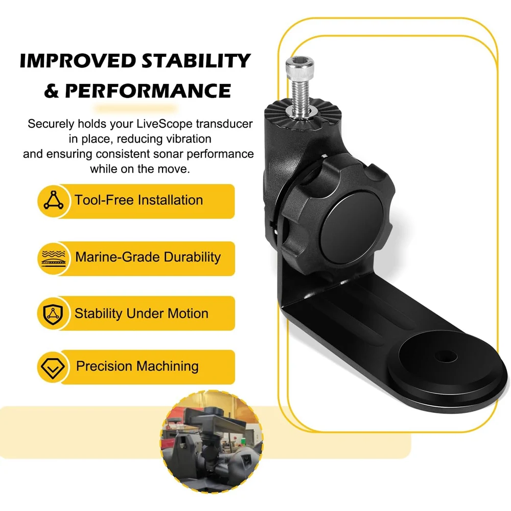 Фото 010-12832-70 Запасной монтажный кронштейн для Garmin Force Kraken LiveScope – совместимое крепление для надежной фиксации и легкой установки №3