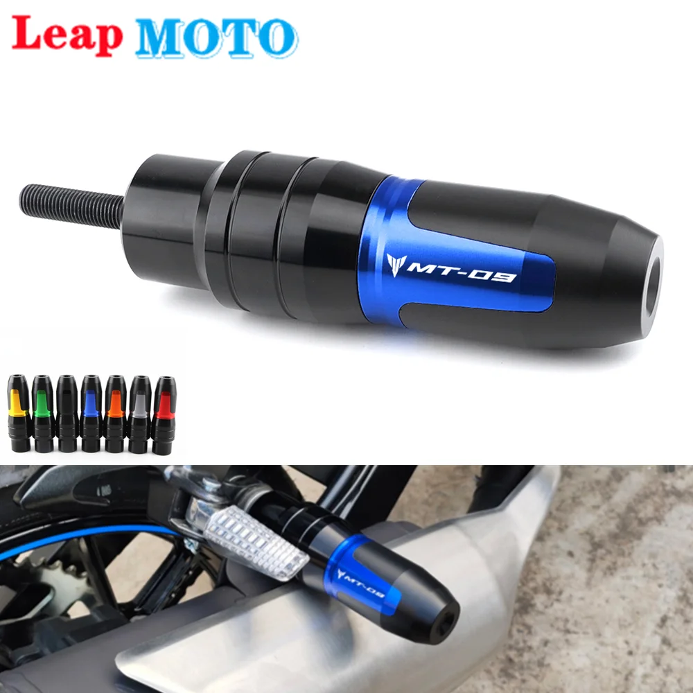 

Лазерный Логотип MT 09 для YAMAHA MT09 SP MT-09 2017-2021 аксессуары для мотоциклов с ЧПУ слайдеры выхлопной рамы противоударные Прокладки Защита от паден...