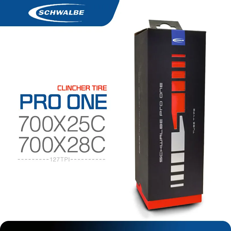

SCHWALBE PRO ONE 700C Road Bike Tires 700×25C /700×28C Black Yellow Edge Competition Bicycle Foldable Clincher Tires