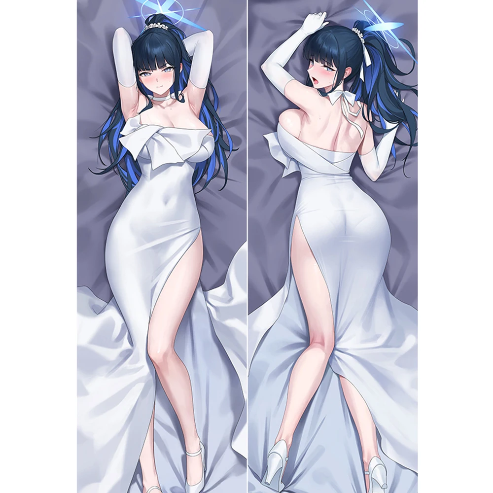 Голубая архивная Подушка Jomae Saori Dakimakura с двумя видами тела