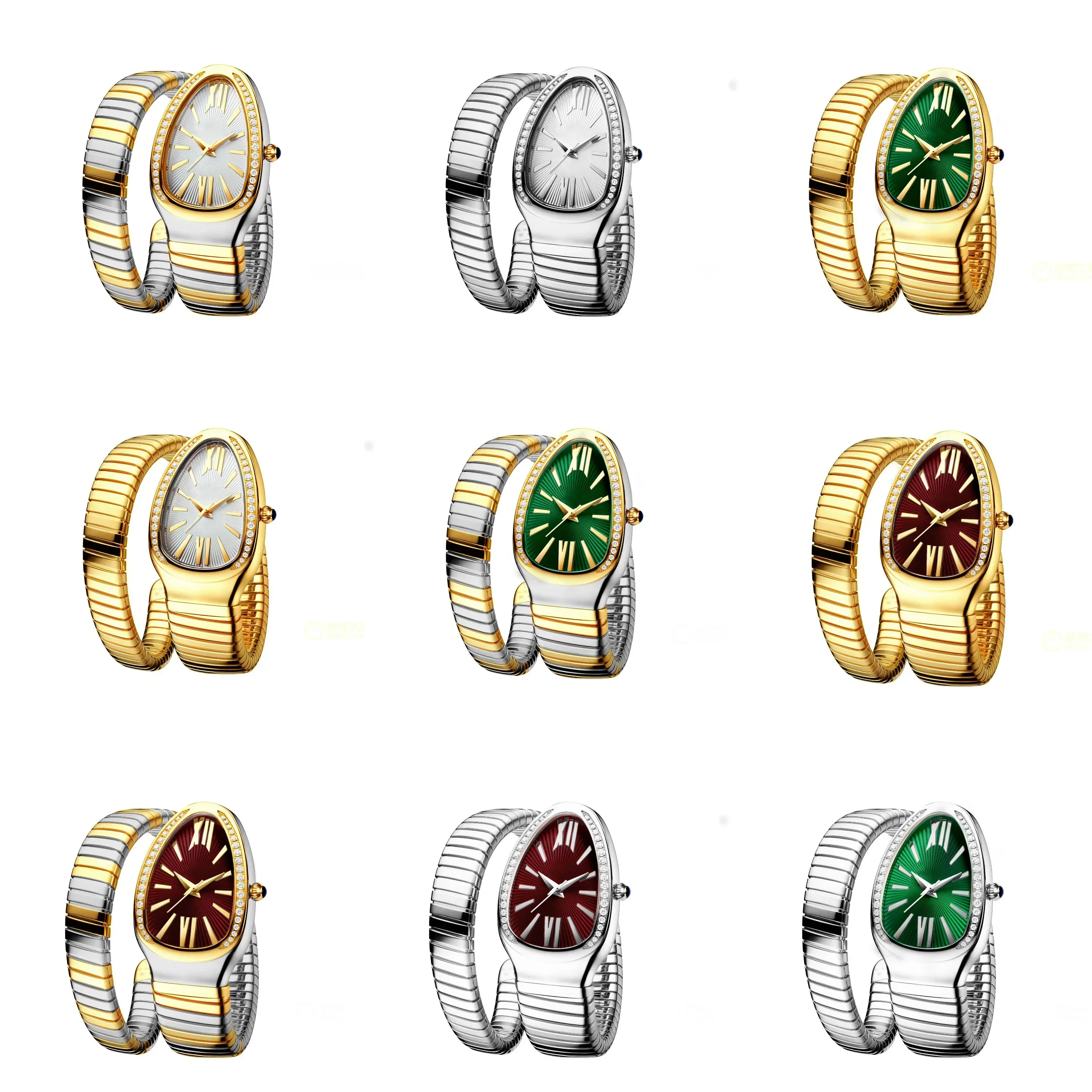 Модные часы S-Snake 2024 популярные на Ближнем Востоке роскошное ощущение