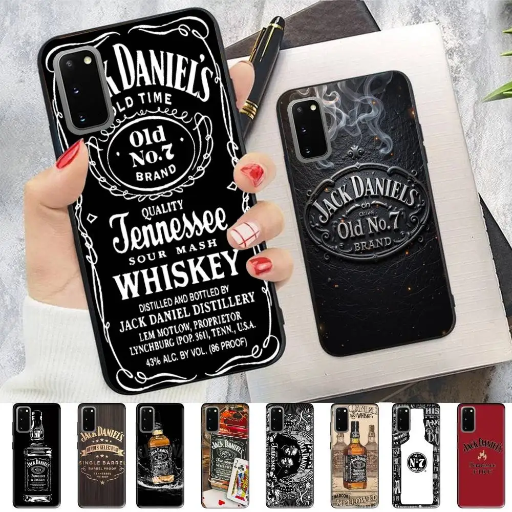 Фото Чехол для телефона с логотипом виски-бренда J-Jack D-Daniel для Samsung S 24 Fe 25 Ultra Plus 20 Lite 21 30 22 23 24 22 Ultra 5G Fundas №3