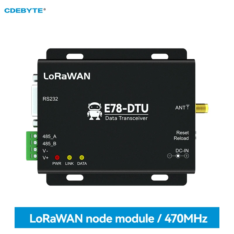 

Модуль узла LoRaWan ASR6601, RS232/RS485, 470 МГц, стандартный (470LN22), постоянный ток: 8 ~ 28 в, поддерживающий класс-A/класс-C, 6 км, ABP/OTAA Watchdog