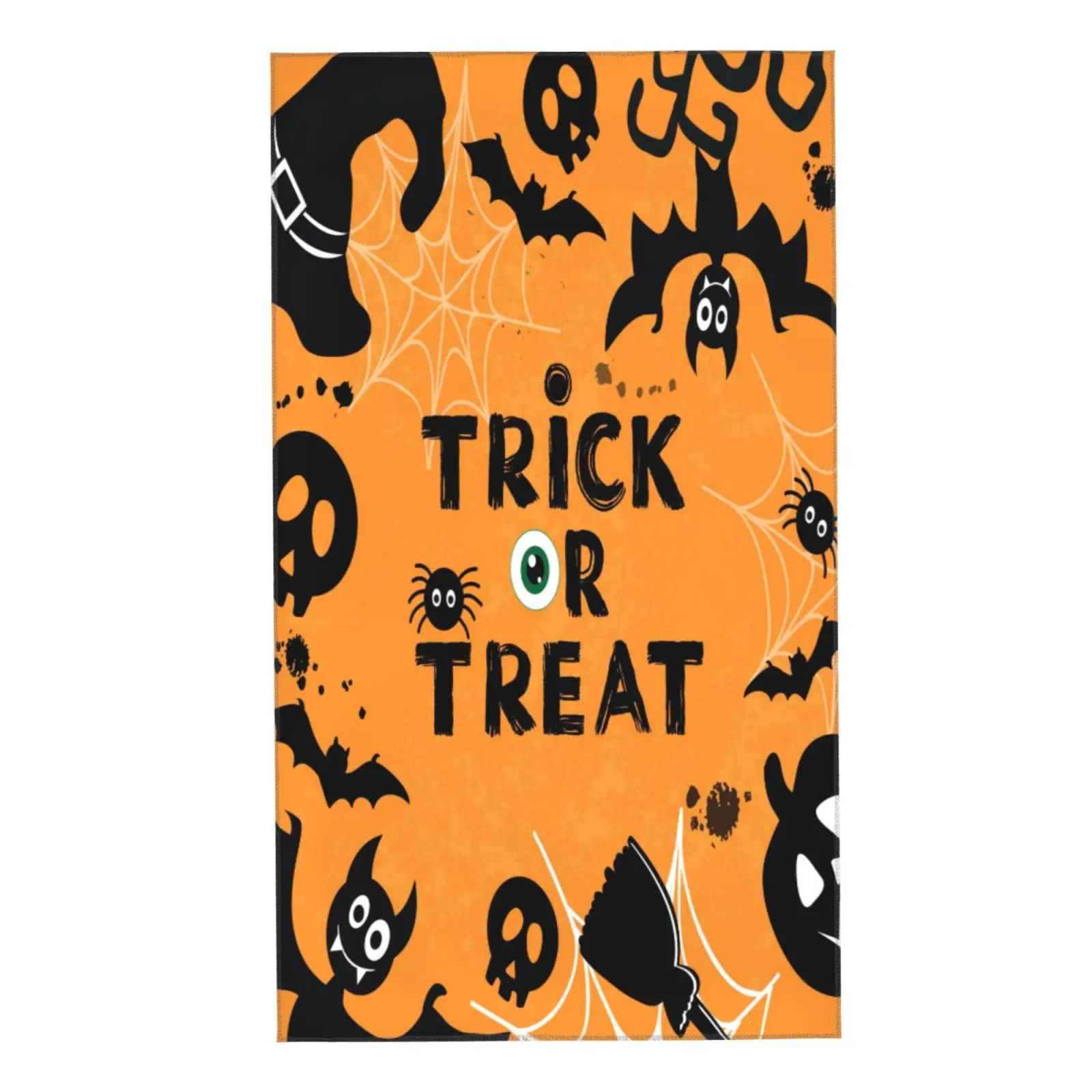 

Face Towel Halloween Witch Hat Spider Pumpkin Bat Trick Or Treat Soft Bath Hotel Spa Hand Gym Sport Towelstoalha de banho infant
