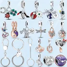Женское ювелирное изделие, подвеска из стерлингового серебра 925 пробы, Шарм сделай сам, оригинальные серебряные бусины Pandora, изготовление модных ювелирных изделий