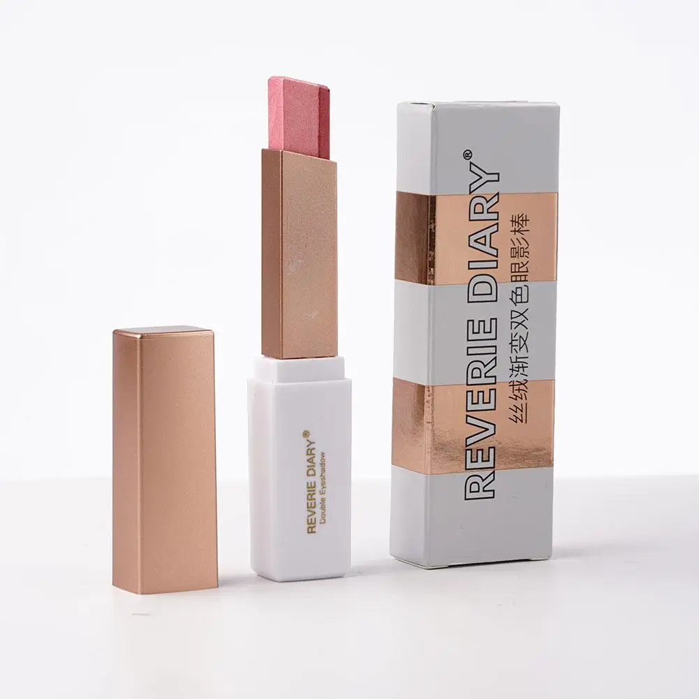 

Gradient Two-tone Eyeshadow Stick A Of Two Colors Gradient Is Not Easy To Smudge Rotating Retouching Eye Shadow Pen
