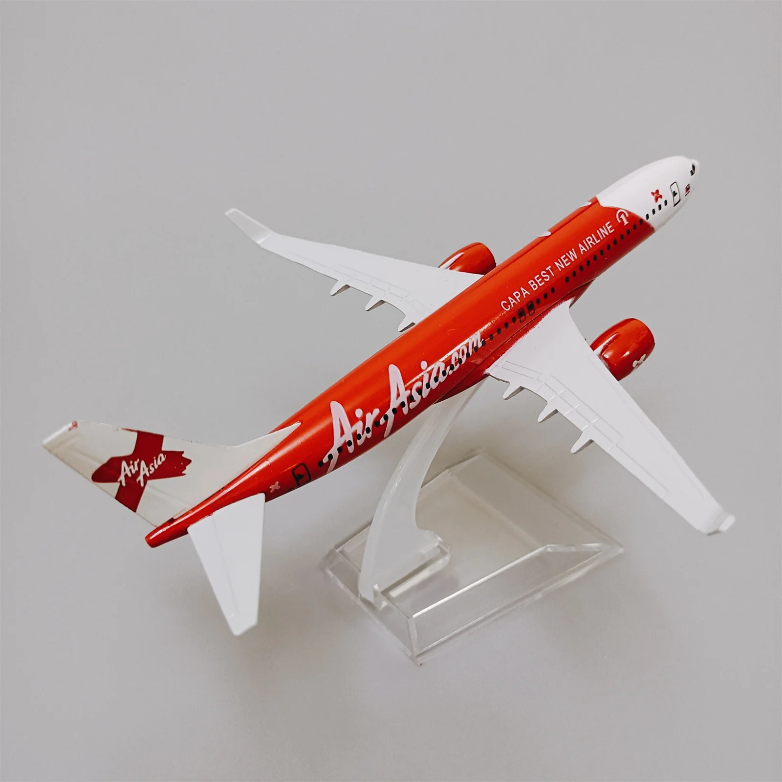 

16cm Alloy Metal Red Air Asia Airlines B737 Diecast Airplane Model Asia Boeing 737 Airways Air Plane Model Aircraft Aeroplane