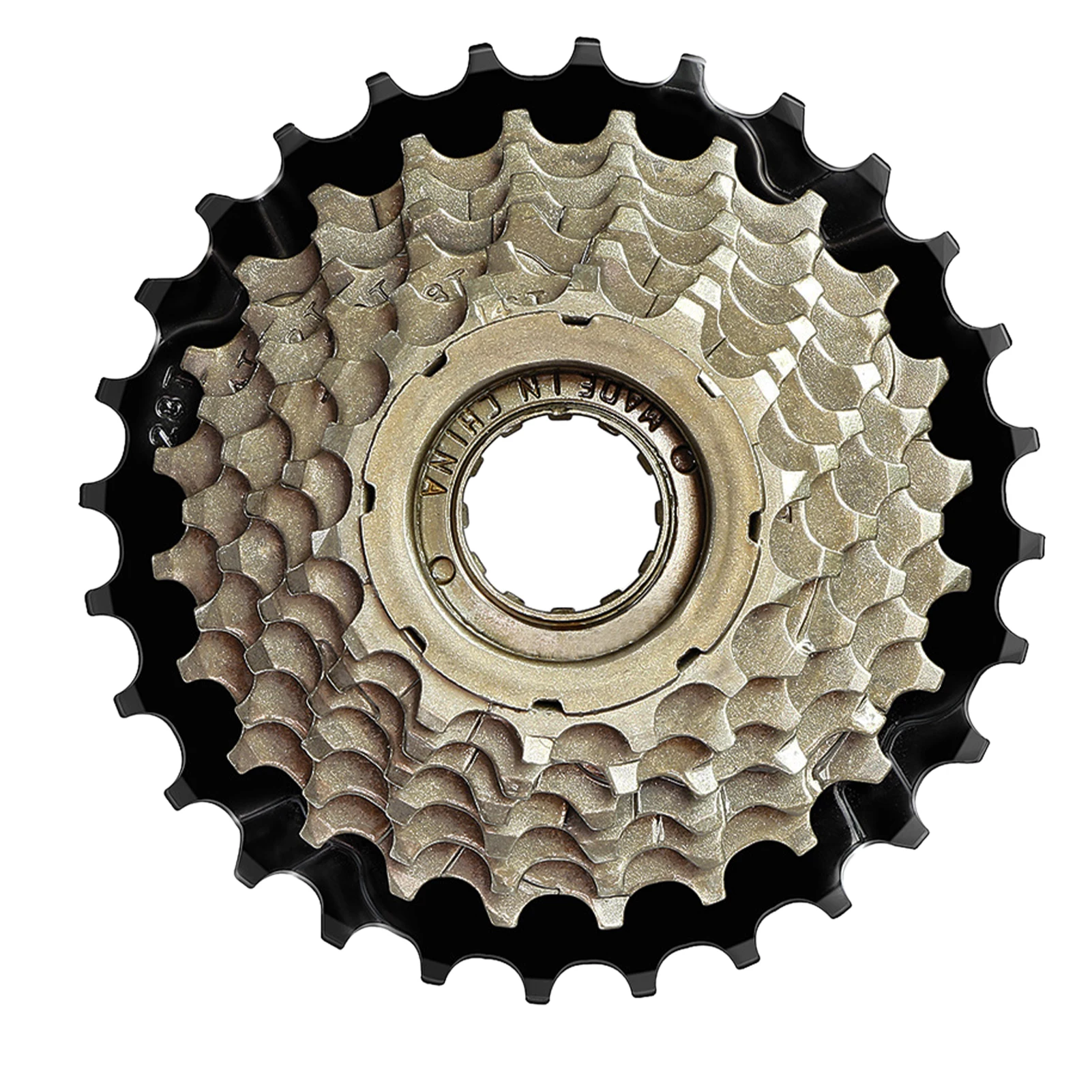 

Rustproof Cycling Stainless Steel Wear Resistant Bicycle Freewheel Professional Mountain Road Cassette Sprocket 7 Speed Screw On