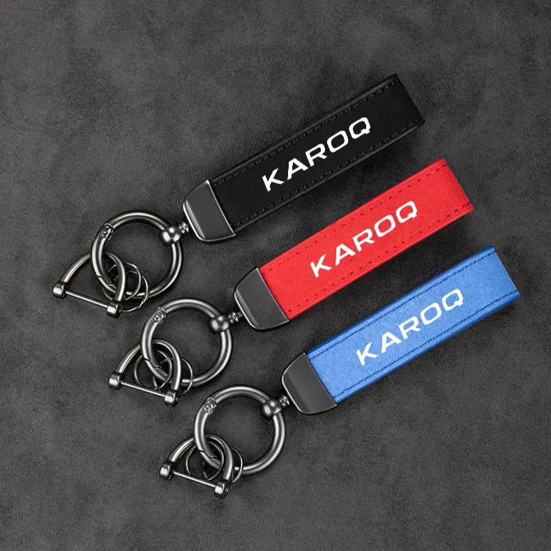 Высококачественный замшевый автомобильный брелок вращающийся на 360 градусов в