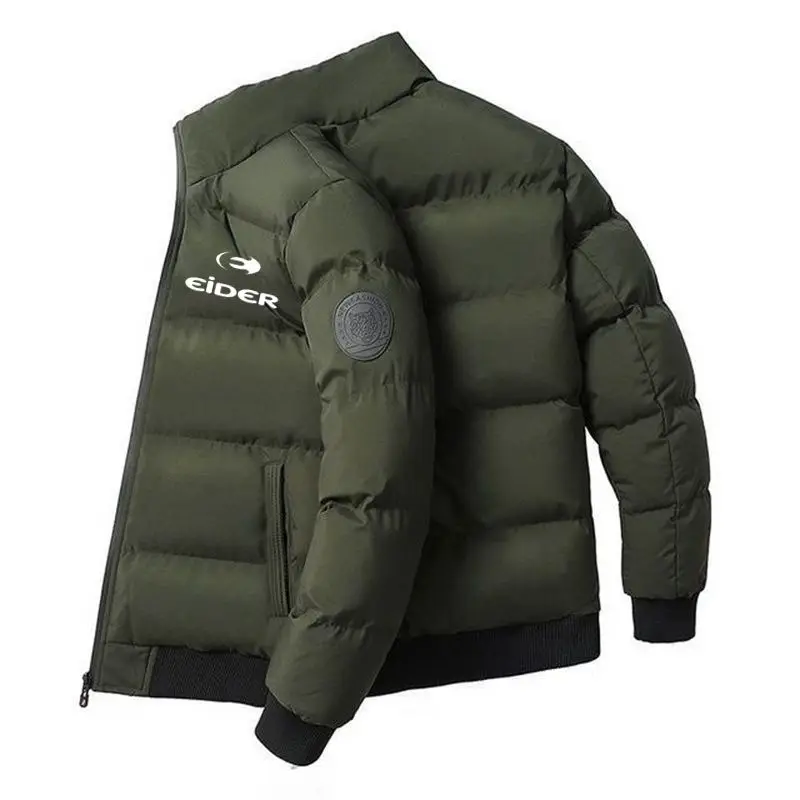 2023 New EIDER Fall/Winter Casual Men's Zipper Jacket Casual Bomber Jacket Scarf Collar Slim-fit Stylish jacket