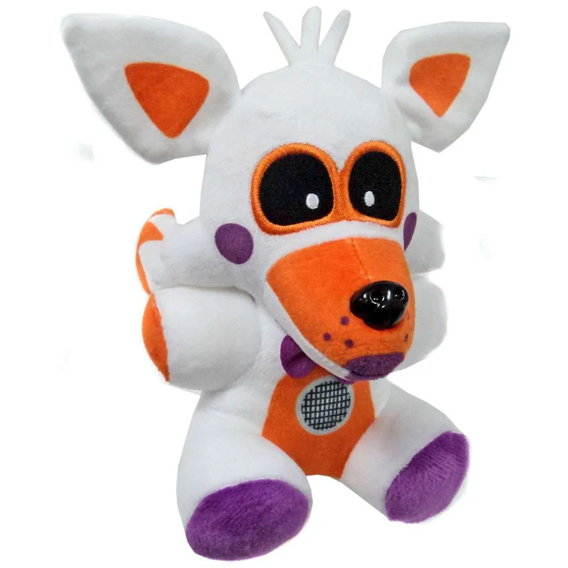 1pcs 20cm FNAF Sister Location Funtime Fox Foxy Plush Toys Soft Stuffed Animals Toys Doll Gifts for Children