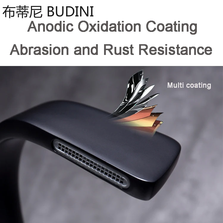 Смеситель для раковины DALUOBO креативный дизайн современный латунный плоский