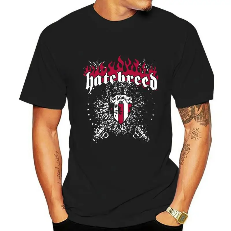 

Мужская футболка Hatebreed, череп и бусины, металлический сердечник, Рок (2)