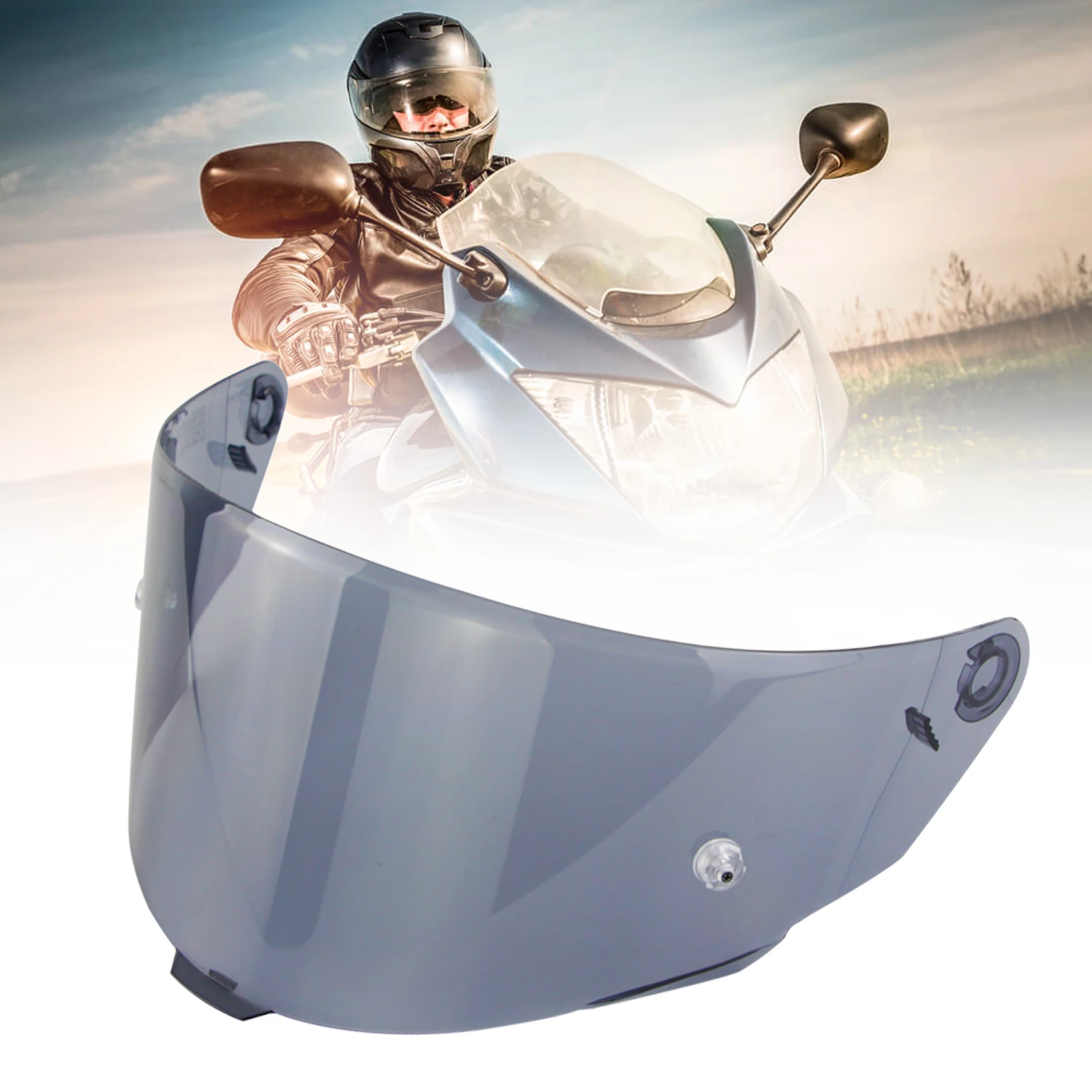 

Night Vision Motobike Helmet Sunvisor Flip Shield Anti-glare Len Windproof Motorcycle Lens Sun Visor Goggles For TTCOURSE Model