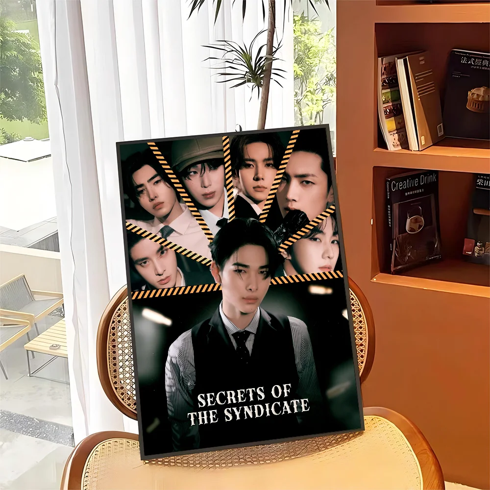 Kpop E-ENHYPENS классический аниме постер водостойкая бумажная наклейка кофейня бар