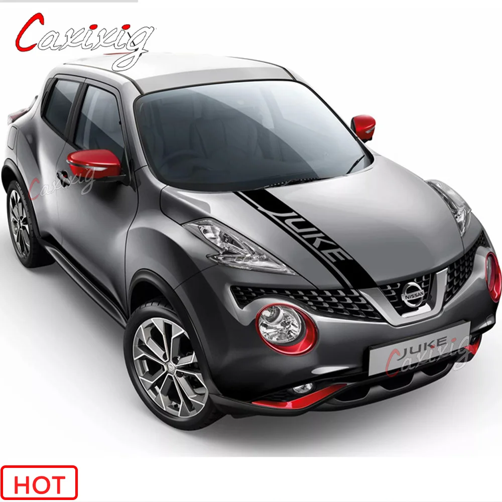 Автомобильная капота гоночные полосы для Nissan JUKE NISMO спортивный Стайлинг крышка