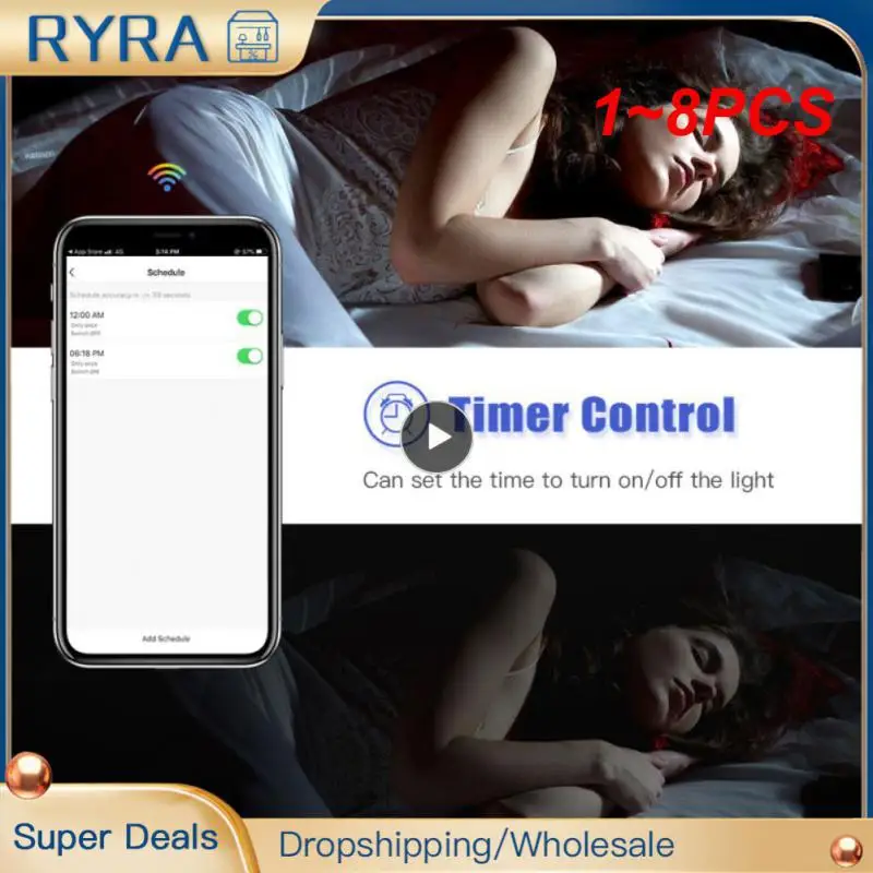 

Умная лампа E27 с Wi-Fi, 15 Вт, 1-8 шт.