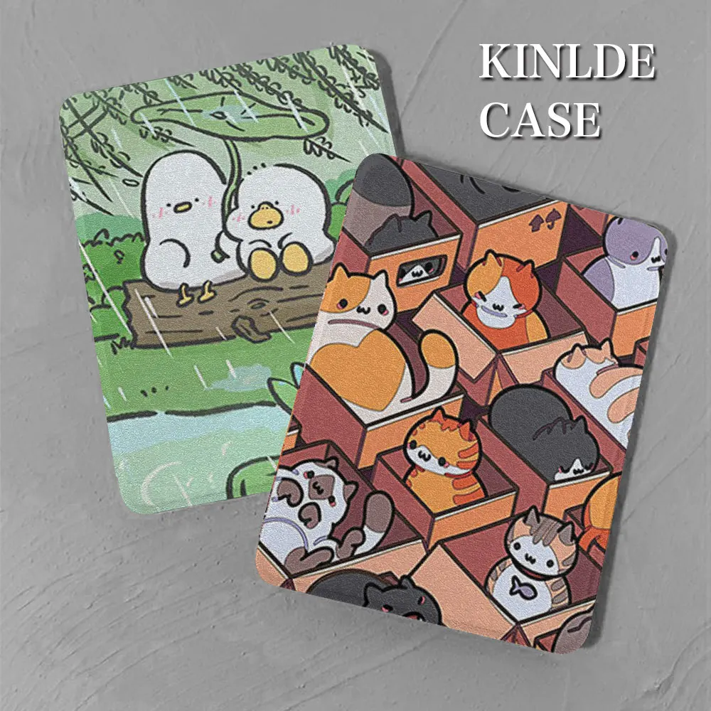 Kindle чехол paperwhite2th 3th 4th oasis 3 2014voyage tpu кожаный телефон 2022 11th 10th 9th generation Oasis 2 funda 2021