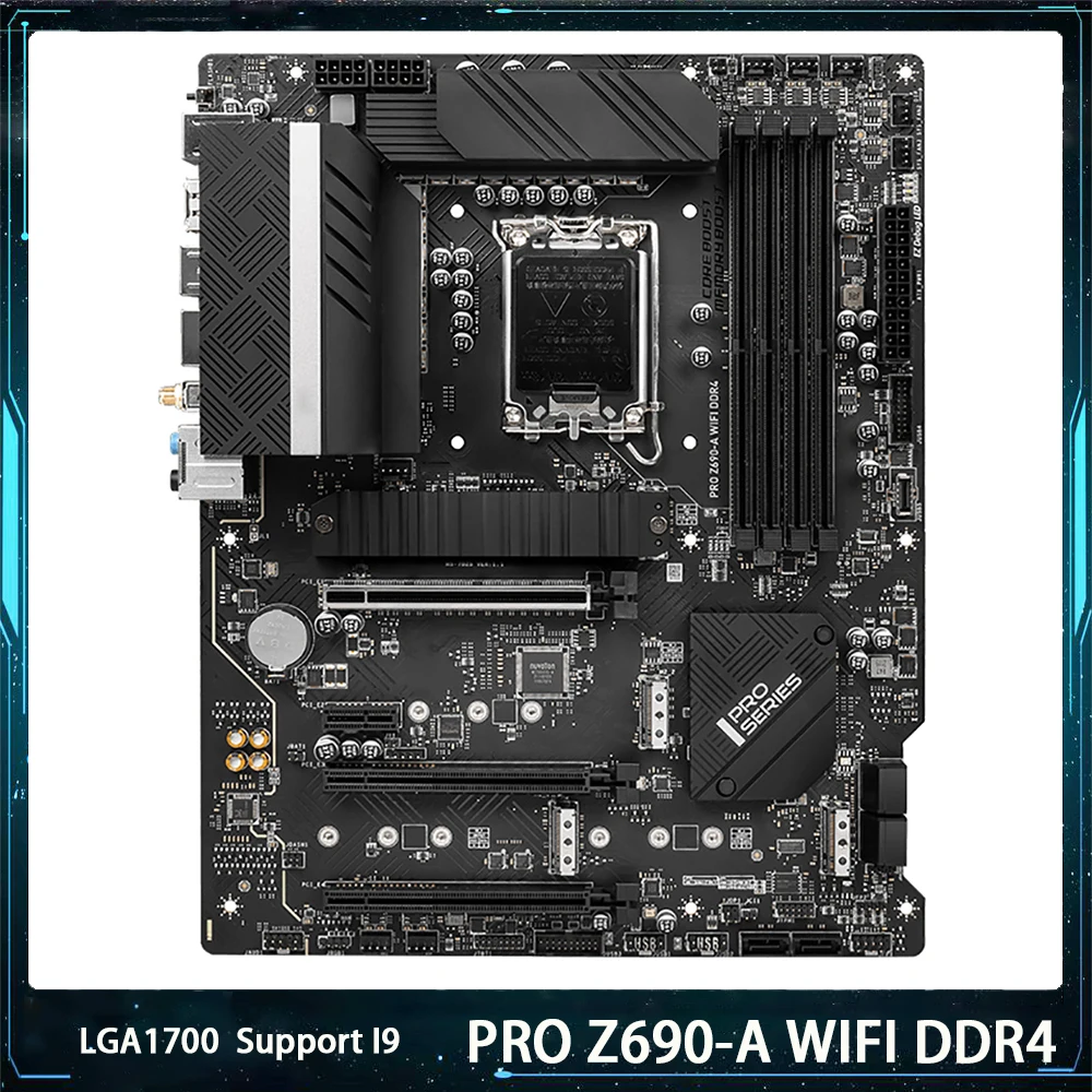 

PRO Z690-A WIFI DDR4 для Msi LGA1700 DDR4 128G поддержка I9 SATA3 * 6 M.2*4 USB3.2 ATX настольная материнская плата Высокое качество Быстрая доставка