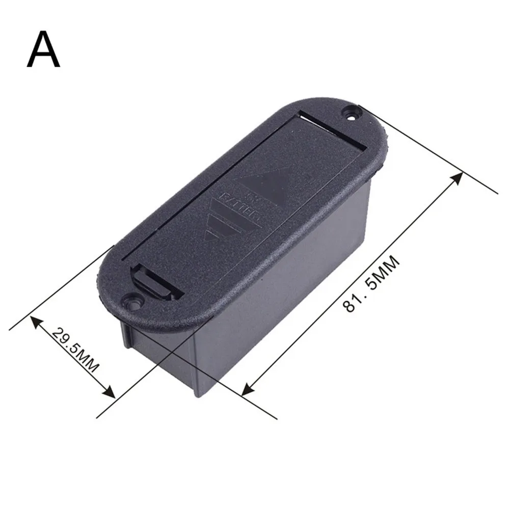 

9V Guitar Pickup Battery Box Bracket Box Compartment For Electric Guitar Bass Musical Instrument Replacement Accessories