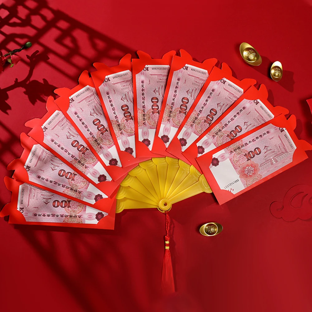 

Сумка для денег на удачу, складной конверт для наличных, новый вместительный милый кролик, мультяшный подарок на весну, фестиваль, свадьбу, день рождения