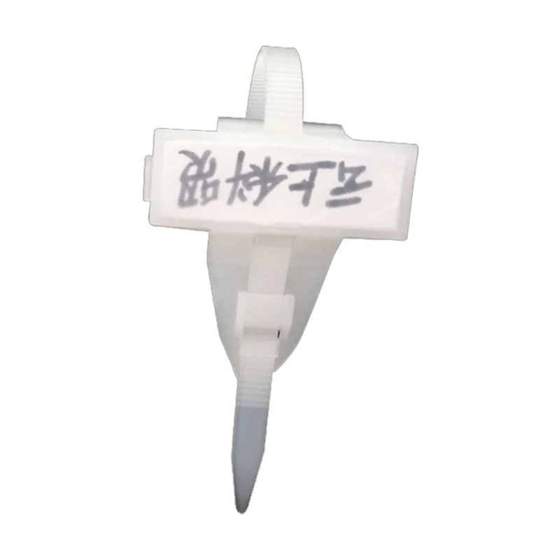 100 шт. самоблокирующиеся кабельные стяжки из белого нейлона PA66