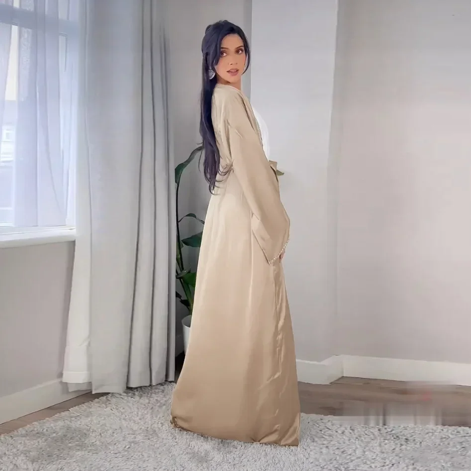 Рамадан абайя цзилбаб женское мусульманское платье кимоно химар Дубайский халат