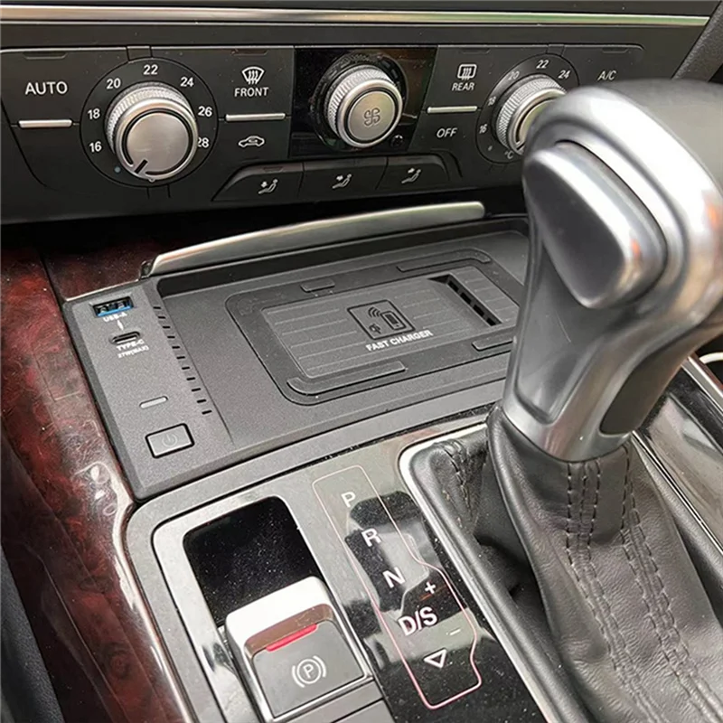 Автомобильное беспроводное зарядное устройство держатель для быстрой зарядки