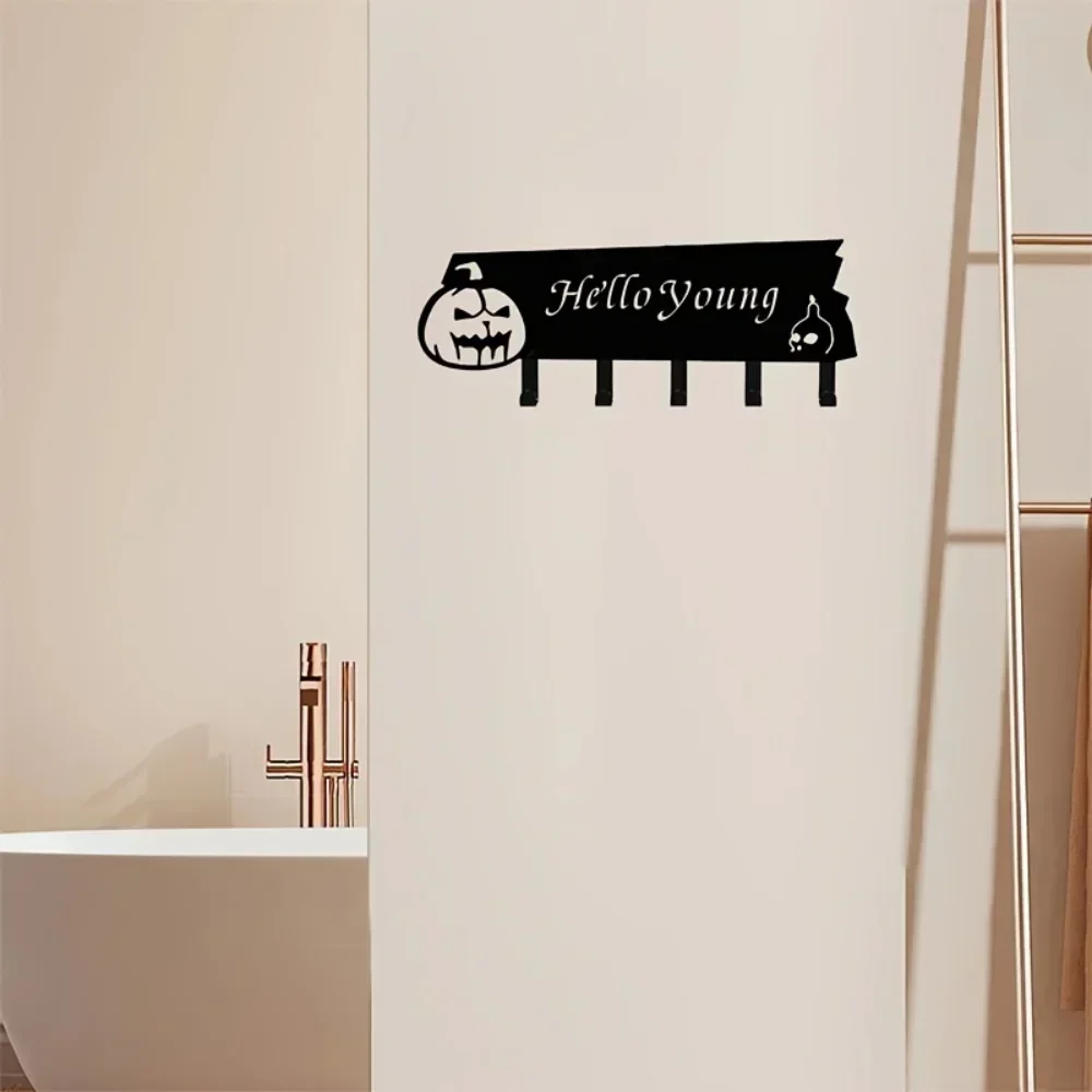 Великолепный металлический декоративный крючок из 1 шт.: компактная полка для