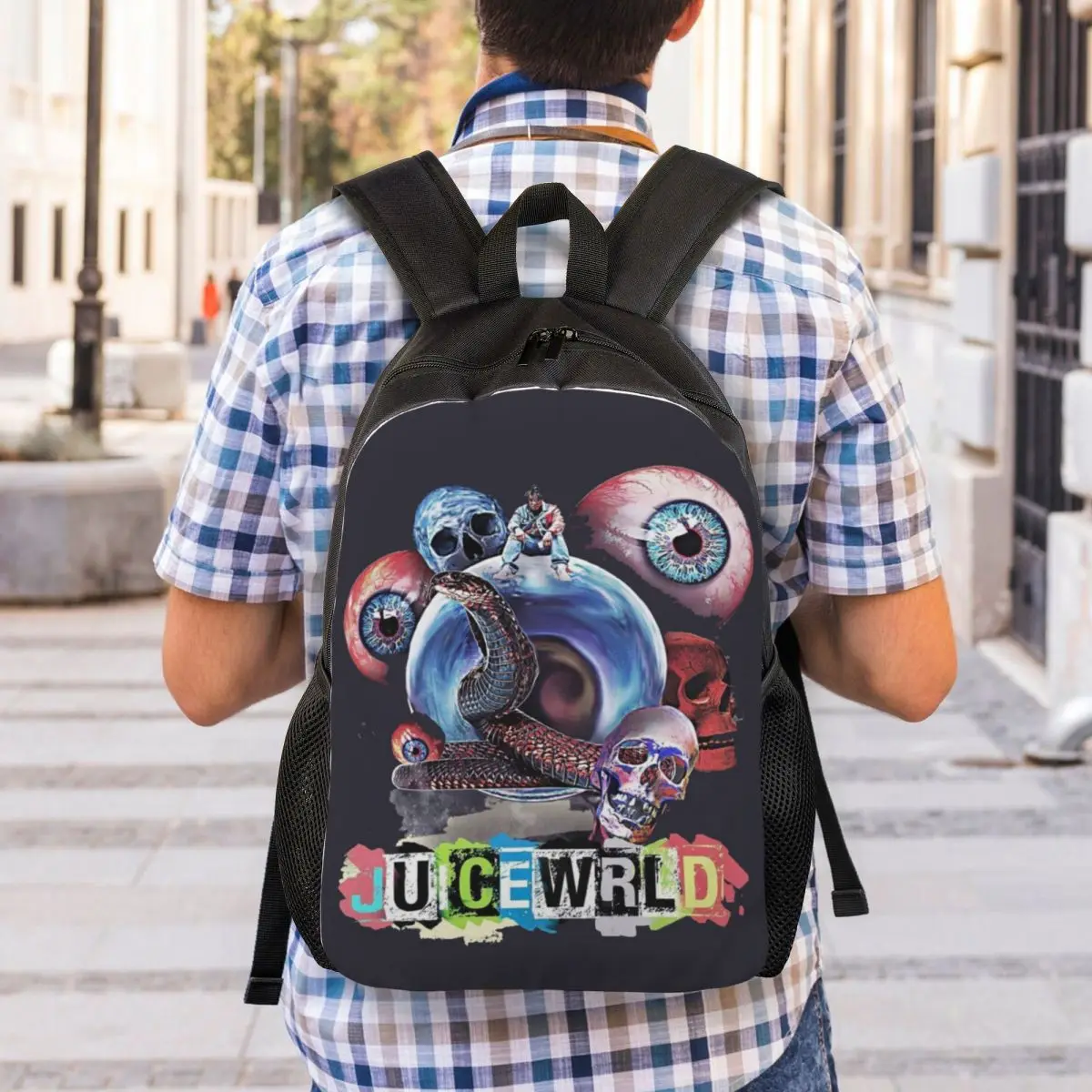 Пользовательский поп-рэпер певец J-Juices W-Wrlds дорожный рюкзак для женщин и мужчин