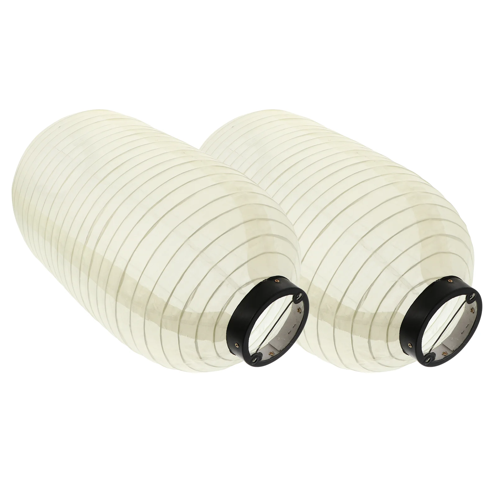 

2 Pcs Japanese Style Lantern Home Décor Japanese Home Memorial Lanterns Japanese Silk Lantern Ornament Outdoor Floor