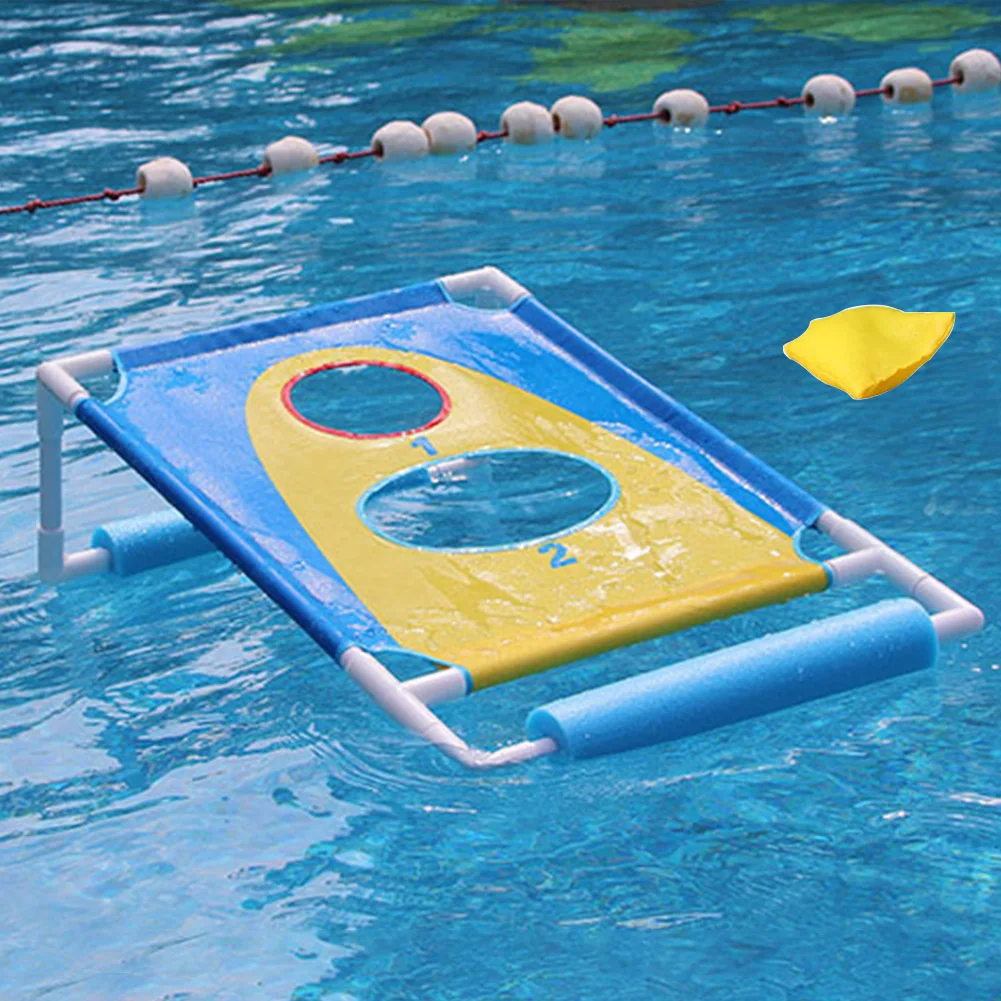 

Bounce Water Toy Throwing Game Set Folding Children Gifts Standard Funny Floating Target Swimming Pool Outdoor Summer Beach