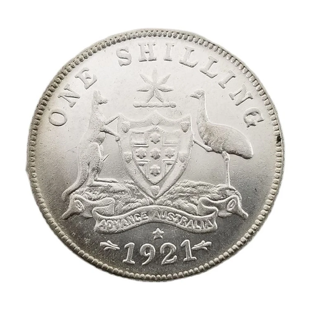 Юбилейная коллекция 1921 австралийских монет, сувениры из шиллинга «георгианские ви», украшения для дома, настольные украшения