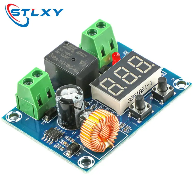 XH-M609 Low Voltage Disconnect Switch Cut Off 12V 24V 36V Digital LED Display Over-Discharge Protect for 12-36V Lithium Battery