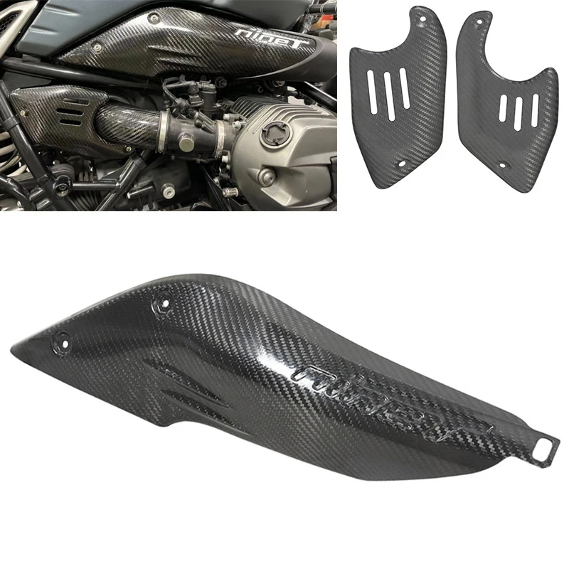 

Впускной воздух для Мотоцикла BMW R nine T 2016-2020, углеродное волокно, крышка Впускного бака, боковая декоративная крышка, левый и правый тепловой экран