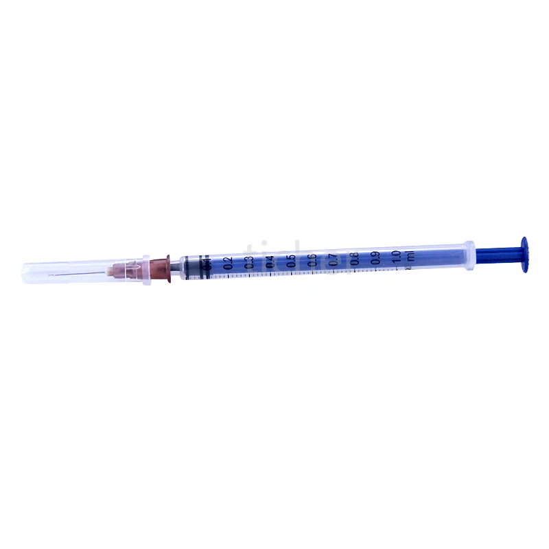 Disposable Plastic Industry Syringe 1ml With Needles 1cc Sterile Injector 50pcs Wholesale Price 10% off over 10 packs |