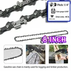 Цепи для цепной пилы 14, 8 дюймов, полузубило, 48 соединений, режущий диск по дереву, с заменой звеньев, запчасти для электрической пилы